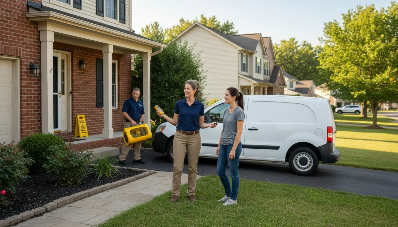 Water restoration image for Flood Water Cleanup, Removal And Restoration Services in Walkerville, MI